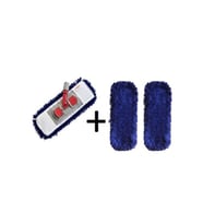 Yüksek Performanslı 60 cm Toz Toplama Mop Takımı ve 2 Yedek Mop