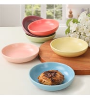 Keramika Mix Mat Soft Halka Çerezlik/sosluk 13 Cm 6 Adet