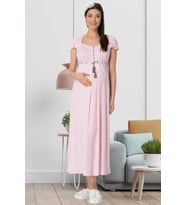Mecit 5405 Pembe  Spor Hamile Lohusa Geceliği