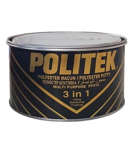 POLİTEK 3İN1 MULTİ POLYESTER MACUN 3/1 YEŞİL PP215 (Çok Renkli)