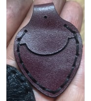 Deri Pena Kılıfı Anahtarlık (Bordo)
