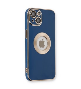 iPhone 14 Plus Kılıf Store Silikon - Mavi