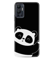 Infınix Hot 12 Kılıf Silikon Desen Özel Seri Bay Bay Panda 1784