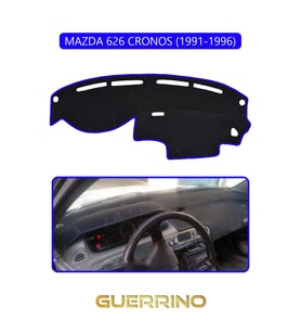 MAZDA 626 CRONOS 1991-1996TORPİDO KORUMA HALISI MAVİ KENAR