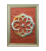 e38 EL İŞÇİLİĞİ AY YILDIZ  ALİMİNYUM KABARTMA TABLO 62x82 CM - 6359