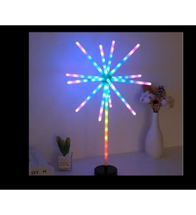 Masa Üstü Kumandalı Usb Şarjlı ve Pilli Led Işıklar- Renkli Görsel Şölen Ambiyansı Gece Lambası