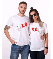 Tshirthane Lo Ve Balon Sevgili Kombinleri Tshirt Kombini (Tek Ürün Fiyatıdır.)