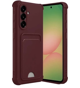 Galaxy A17 5G Kelvin Kartvizitli Silikon - Bordo