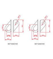 KONG Wide Eye Yüksek Kapasiteli Paslanmaz 10 mm Bolt Kulağı – EN 795/A Sertifikalı 897100001KK (Gümüş)