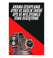 Mey İthalat® Erkeklere Özel Akıllı Saat Çelik Kordon Bluetooth Bağlantılı İOS ve Android Uyumlu