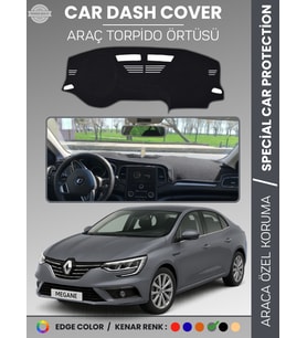 RENAULT MEGANE 4 (2016-2022) Torpido Örtüsü Ön Göğüs Koruma Torpido Koruma Tam Uyum Çatlamayı Önler