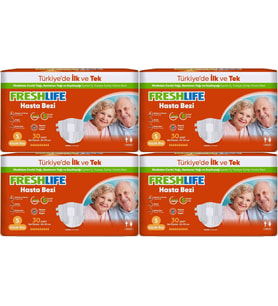 FreshLife Yetişkin Hasta Bezi Bel Bantlı S - Küçük - Small 120 Adet (4PK*30)
