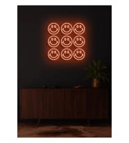 Gülücük Figürlü Neon Tabela
