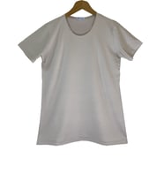 Kadın Kısa Kollu Bisiklet Yaka Body  (Bej)
