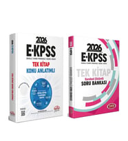 Editör Yayınları 2026 EKPSS Tek Kitap Konu Anlatımlı ve Data Soru Bankası Seti 2 Kitap