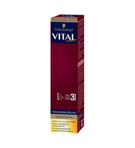 Vital Tüp Saç Boyası 6.66 + Oksidan Sıvı 50 Ml