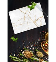 30x40 cm Cam Kesme Tahtası Çoklu Sim Görünümlü