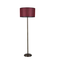 MERCAN LAMBADER ESKİTME SİLİNDİR HASIR BORDO ABAJURLU