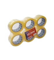 Şeffaf Koli Bandı 6 Adet  45 mm X 100 mt