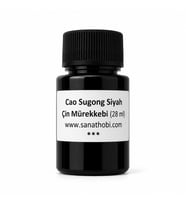 Cao sugong çin mürekkebi, kaligrafi, hat, çizim, fırça mürekkebi siyah ink 28ml-1 Ad