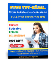 2025 TYT Sözel Fulleten PDF Eğitim Seti