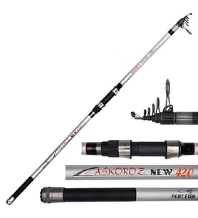 Surf Olta Kamışı Portfish Askoroz New Carbon Kamış 390cm 100-250GR