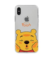 Iphone X / Xs Uyumlu Winnie The Pooh Desenli Şeffaf Telefon Kılıfı