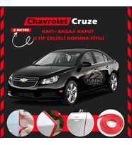 Chevrolet Oto Araç Kapı Koruma Fitili 5metre Parlak Kırmızı Renk