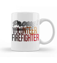 Proud Volunteer Firefighter Firefighting Kupa Bardak Porselen