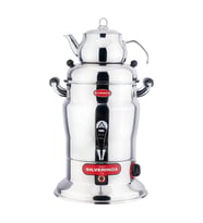 Işıkgaz Silverinox 7 Litre Tek Demlikli Çay Semaveri Otomatı Makinesi SLVR-2200-1 (Gri)