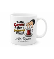 Yurtta Oda Arkadaşının Çayını İçen Bedavacı Esprili Kupa Bardak Hediye