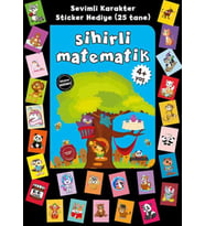 Stickerlı 4+ Yaş Sihirli Matematik