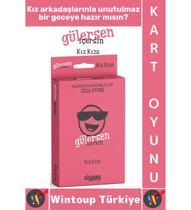 #Oyun Eğlenceli Grup Kamp Ev Arkadaş Ortamı Komik Görev Ceza Kart Oyunu Gülersen İçersin-Kız Kıza