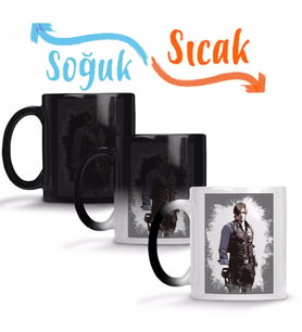 A Tribute to Leon Kennedy Onesie Sihirli Kupa Bardak Porselen