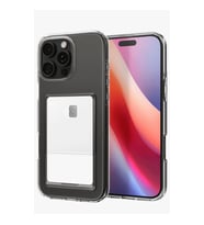 Iphone 16 Kılıf Kart Şeffaf Silikon - Şeffaf