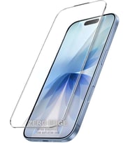(ZERO TAM) iPhone 17 ile Uyumlu SİYAH ÇERÇEVESİZ Tam Kaplayan EKRANI KÜÇÜLTMEZ Ekran Koruyucu