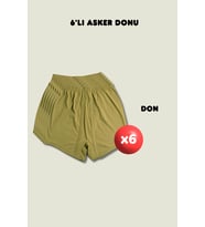 6'lı Don Askerlik Seti - Temel ve Bedelli Askerlik Malzemeleri (Haki)