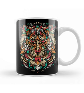Sentinel Wolf Barong Bali Denpasar Kuta Beach Kupa Bardak Porselen