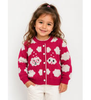 Kız Bebek Bulut Detaylı Hırka 23120