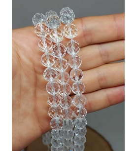 Kristal Kuvars Taşı Royal Quality Faset Kesim Dizi 10mm (52894)