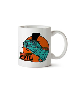 Lacking In Evil Dinosaur Star Wars Quote iki Tarafı Baskılı Kupa Bardak