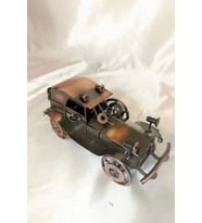 Metal Araba Dekoratif Maket El Yapımı Oyuncak (Bakır)