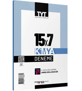 Marka Yayınları Tyt Kimya 15X7 Deneme