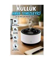 2’si 1 Arada Hava Temizleyici Küllük – Koku Filtreli Taşınabilir Tasarım