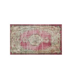 Yün Vintage El Dokuma Halı 155x253 cm 9694