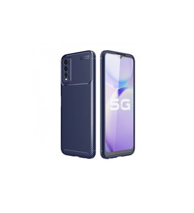 Vivo Y11s Kılıf Auto Focus Karbon Kapak - Lacivert