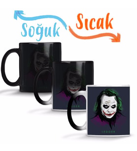 Joker Ledger Sihirli Kupa Bardak Porselen