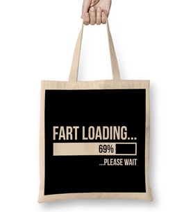 Fart Loading Please Wait Bez Çanta Uzun Saplı