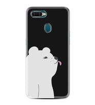 Oppo A5S A15 A16 A54 A55 A73 A74 Kılıf Desemli Silikon Panda Sevimli 1738