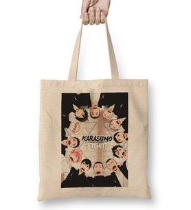 Karasuno Haikyuu Bez Çanta Uzun Saplı